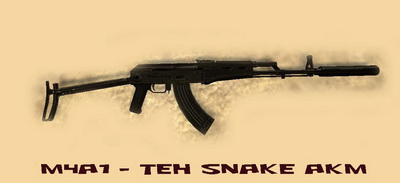 Скин оружия для M4A1 – Teh Snake AKM