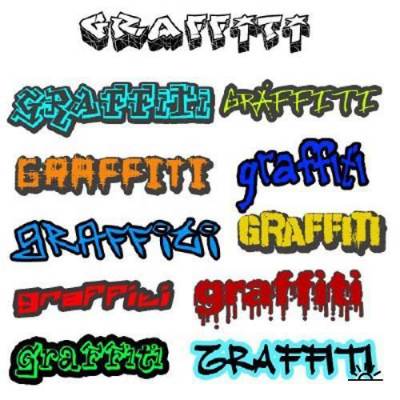 Шрифты Graffiti