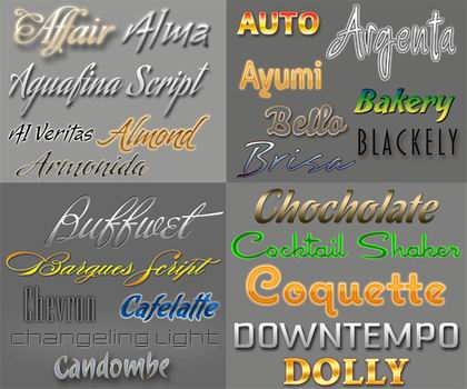 Fantastic Fonts Collection